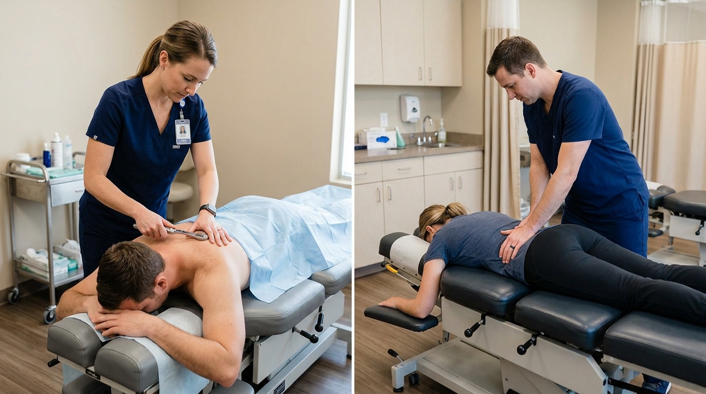 Comparison of IASTM and drop-table chiropractic techniques used for Portland car accident injuries